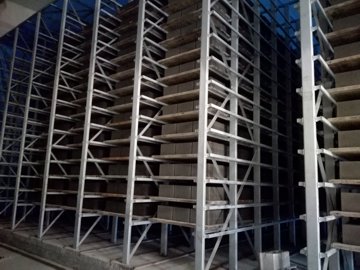 Prefabrication line with ripening room